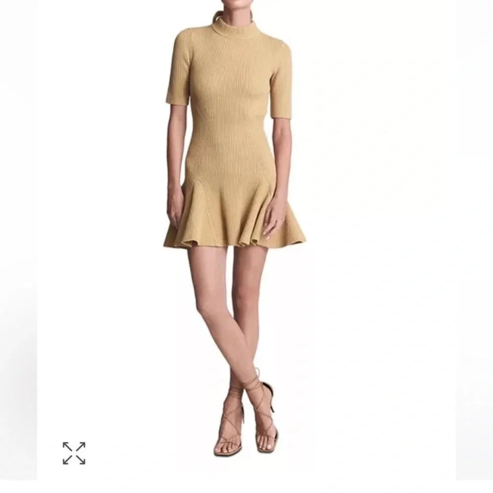 NWT REISS Amelia Knitted Flippy Dress size large